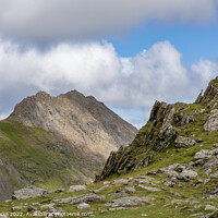 Buy canvas prints of A view on the Summit of Snowdon from the Watkin pa by  Garbauske
