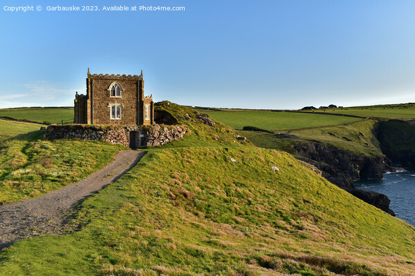 Doyden Castle, near Port Quin, Cornwall Picture Board by  Garbauske