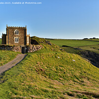 Buy canvas prints of Doyden Castle, near Port Quin, Cornwall by  Garbauske