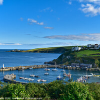 Buy canvas prints of A view on Mevagissey Harbour, Cornwall  by  Garbauske