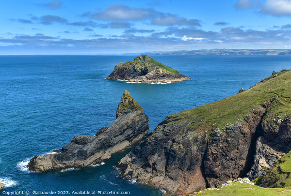 The Mouls, Pentire Head, Cornwall Picture Board by  Garbauske