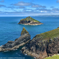 Buy canvas prints of The Mouls, Pentire Head, Cornwall by  Garbauske