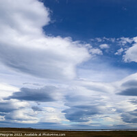 Buy canvas prints of Spectacular UFO clouds in the sky over Iceland - Altocumulus Len by Michael Piepgras
