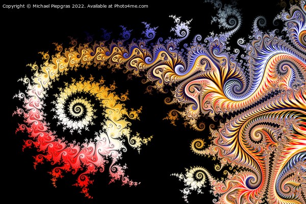 Beautiful zoom into the infinite mathematical mandelbrot set fra Picture Board by Michael Piepgras