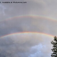 Buy canvas prints of Stunning natural double rainbows plus supernumerary bows seen at by Michael Piepgras