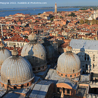 Buy canvas prints of Beautiful view on and in venice city. by Michael Piepgras