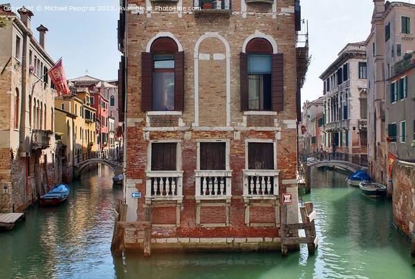 Beautiful view on and in venice city. Picture Board by Michael Piepgras
