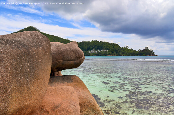 Beautiful rocks at the beaches of the tropical paradise island S Picture Board by Michael Piepgras