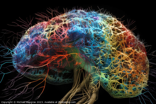 A representation of neuroplasticity the human brain created with Picture Board by Michael Piepgras