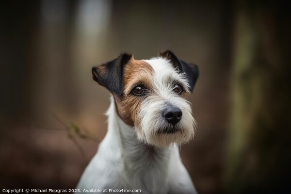 Portrait of a cute Jack Russel terrier do created with generativ Picture Board by Michael Piepgras