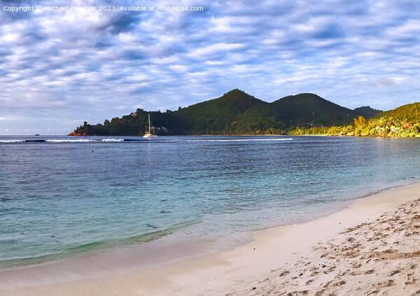 Stunning high resolution beach panorama taken on the paradise is Picture Board by Michael Piepgras