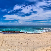 Buy canvas prints of Stunning high resolution beach panorama taken on the paradise is by Michael Piepgras