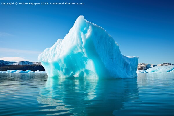 Beautiful shot of an iceberg on a sunny day.^ Picture Board by Michael Piepgras