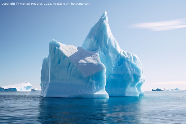 Beautiful shot of an iceberg on a sunny day.^ Picture Board by Michael Piepgras