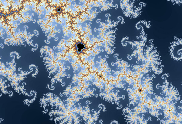 Beautiful zoom into the infinite mathemacial mandelbrot set frac Picture Board by Michael Piepgras