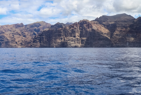 The mighty cliffs of Los Gigantes on the Canary Island of Teneri Picture Board by Michael Piepgras