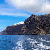 Buy canvas prints of The mighty cliffs of Los Gigantes on the Canary Island of Teneri by Michael Piepgras