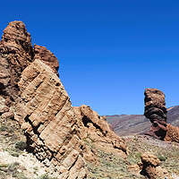 Buy canvas prints of The Roques de Garcia rock formations on the Canary Island of Ten by Michael Piepgras