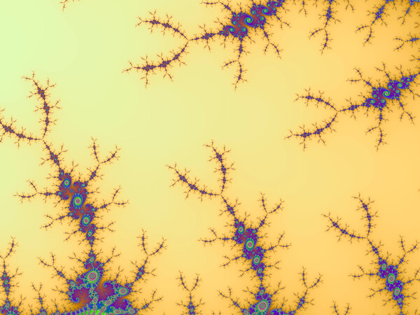 Beautiful zoom into the infinite mathematical mandelbrot set fractal Picture Board by Michael Piepgras