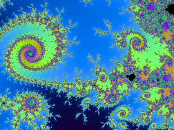 Beautiful zoom into the infinite mathematical mandelbrot set fractal Picture Board by Michael Piepgras