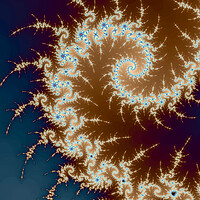 Buy canvas prints of Beautiful zoom into the infinite mathemacial mandelbrot set fractal by Michael Piepgras