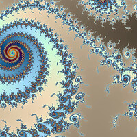 Buy canvas prints of Beautiful zoom into the infinite mathemacial mandelbrot set fractal by Michael Piepgras