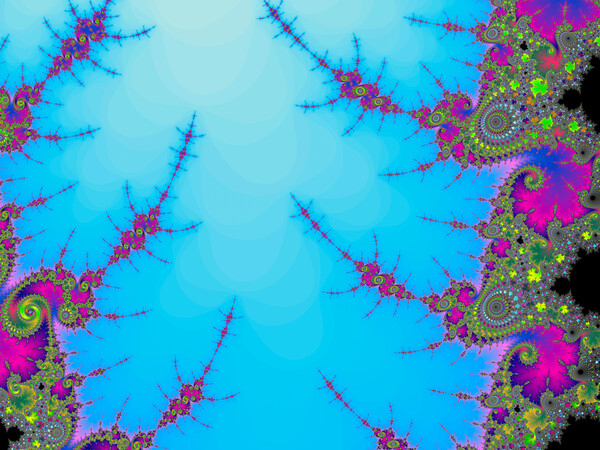 Beautiful zoom into the infinite mathemacial mandelbrot fractal. Picture Board by Michael Piepgras