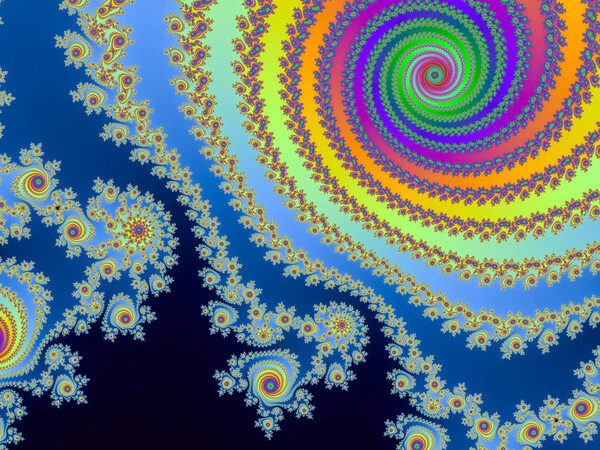 Beautiful zoom into the infinite mathemacial mandelbrot fractal. Picture Board by Michael Piepgras