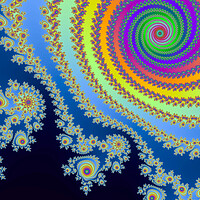 Buy canvas prints of Beautiful zoom into the infinite mathemacial mandelbrot fractal. by Michael Piepgras