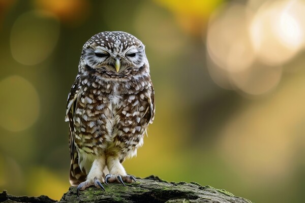 A stunning owl in nature looking at the camera. Picture Board by Michael Piepgras