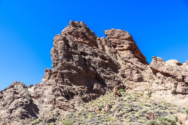 The majestic Roques de Garcia rocks on Tenerife on a beautiful sunny day. Picture Board by Michael Piepgras