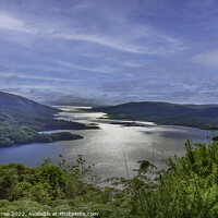 Buy canvas prints of 'Tranquil Loch Ruel: Scottish Highland's Gem' by Gilbert Hurree