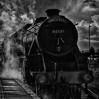 Buy canvas prints of The Iconic Jacobite Express Journey by Gilbert Hurree