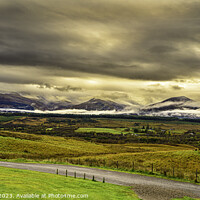 Buy canvas prints of The Nevis Mountain Range by Gilbert Hurree