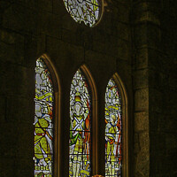 Buy canvas prints of Stained Glass in Church by Gilbert Hurree
