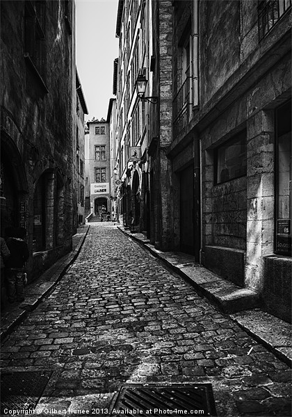 Nostalgic Charm of Vieux Lyon Picture Board by Gilbert Hurree