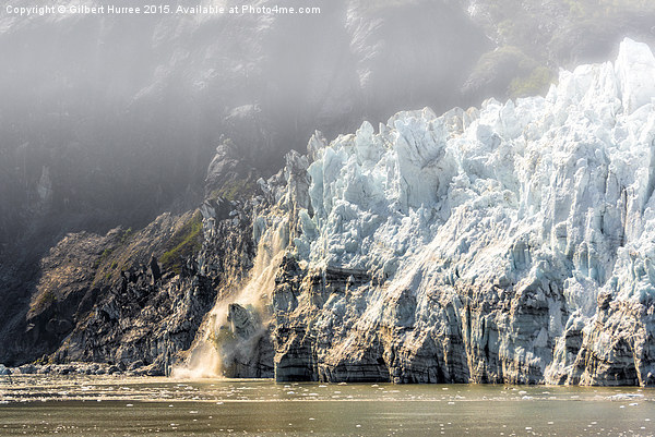  Glacier Bay Alaska Picture Board by Gilbert Hurree
