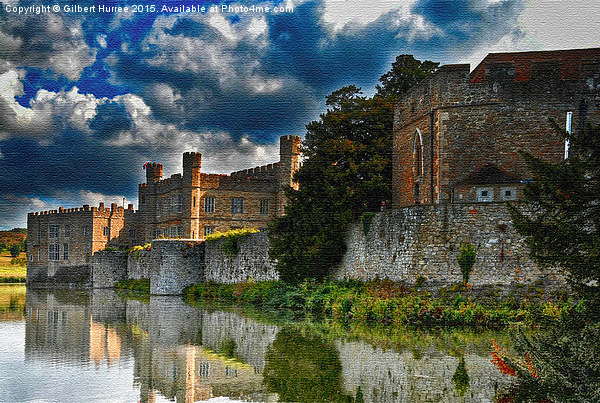 Leeds Castle Picture Board by Gilbert Hurree
