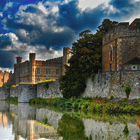 Buy canvas prints of  Leeds Castle by Gilbert Hurree