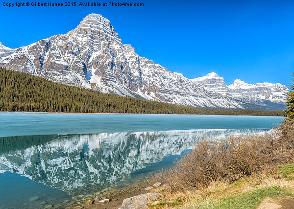 'The Crystal Mirrors: Canadian Rockies' Picture Board by Gilbert Hurree
