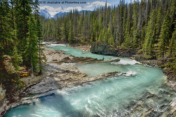  Kicking Horse River Picture Board by Gilbert Hurree