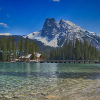 Buy canvas prints of Enchanted Waters of Emerald Lake by Gilbert Hurree