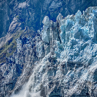 Buy canvas prints of  Margeric Glacier crumbling by Gilbert Hurree