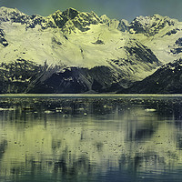 Buy canvas prints of Frozen Splendour: Alaska's Turquoise Wonderland by Gilbert Hurree