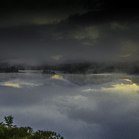 Buy canvas prints of Mystical Aura of Loch Awe by Gilbert Hurree