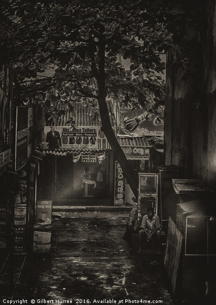 Aromatic Journey Through Kandy's Backstreets Picture Board by Gilbert Hurree