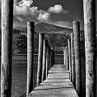 Buy canvas prints of 'Breathtaking Derwent Water Jetty' by Gilbert Hurree