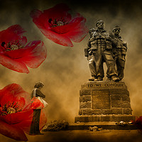 Buy canvas prints of Solemn Commemoration: Heroes of Peace by Gilbert Hurree