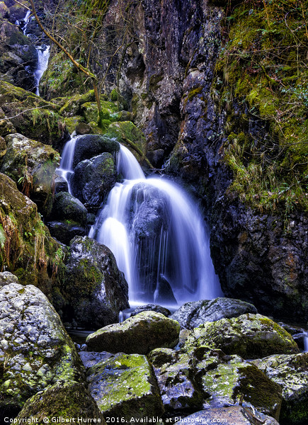 Enchanting Lodores Falls: Lake District's Gem Picture Board by Gilbert Hurree