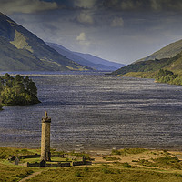 Buy canvas prints of Scotland's Timeless Glenfinnan Monument: A Natural by Gilbert Hurree